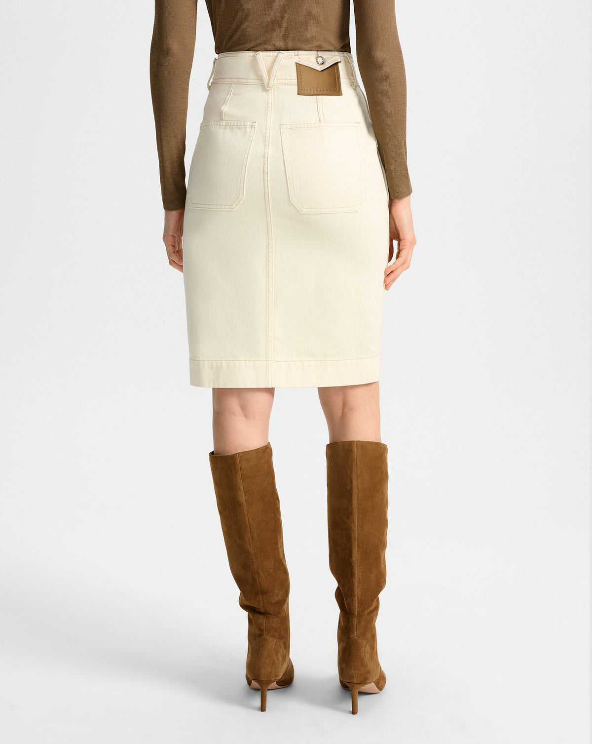 Rian Denim Midi Skirt